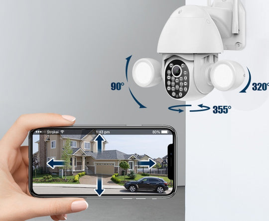 Double Fill Light Ball Machine 3Mp High-Definition Camera Security Surveillance Camera Smart Home