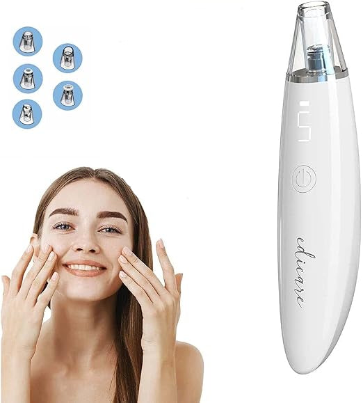 Extracteur de points noirs pour adultes, aspirateur de pores, aspiration 5, kit de nettoyage des pores du visage, outil flacon d'acné, rejet USB